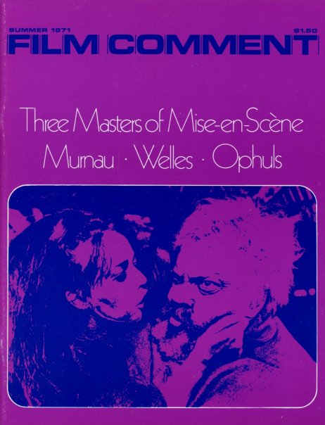FILM COMMENT magazine side cover Issue 27 Summer 1971