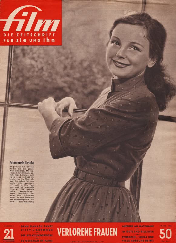 FILM (40s) magazine side cover Issue 21 16 October 1951