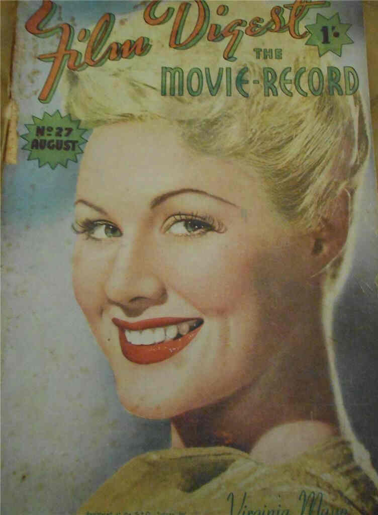 FILM DIGEST MOVIE-RECORD magazine side cover Issue 27 August 1947