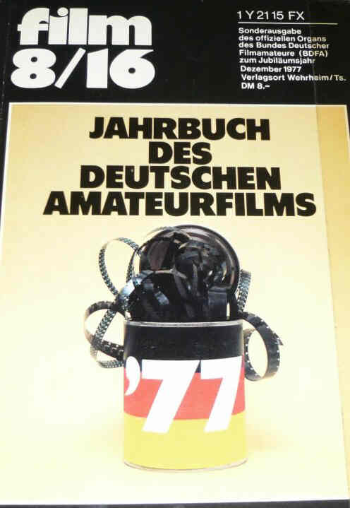 FILM 8/16 UND VIDEO magazine side cover  December 1977