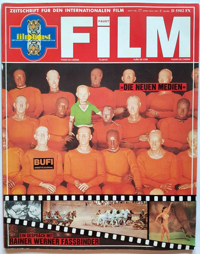FILMFAUST magazine side cover Issue 27  1982