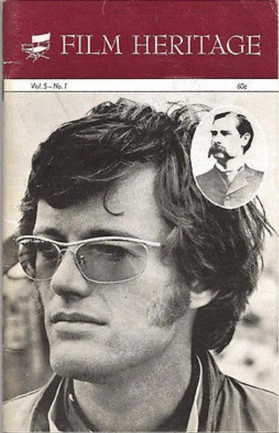 FILM HERITAGE magazine side cover Issue 17  Vol 5 No  1  September 1969
