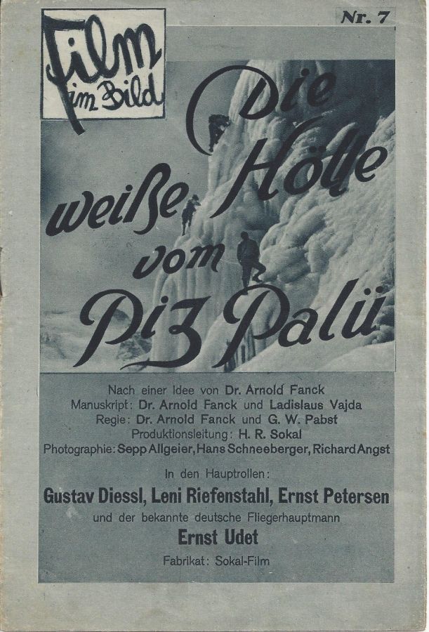 FILM IM BILD magazine side cover Issue 7   1929