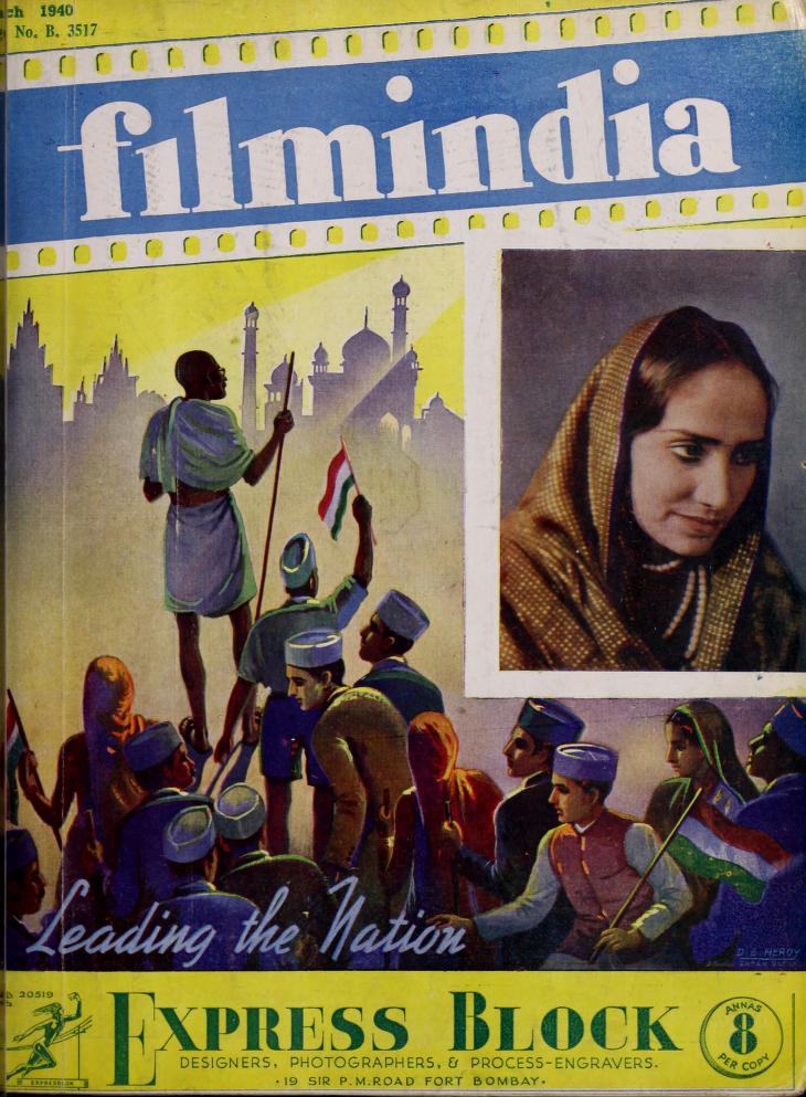 FILMINDIA magazine cover March 1940