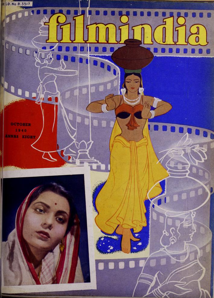 FILMINDIA magazine cover October 1940