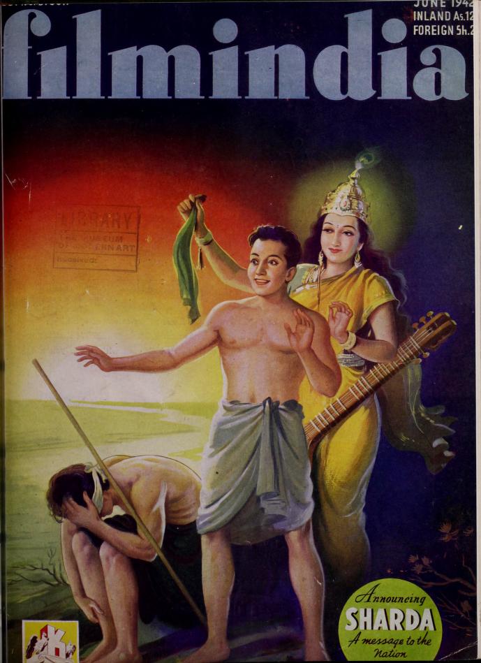 FILMINDIA magazine cover June 1942