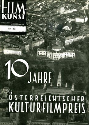FILMKUNST magazine side cover Issue 35 December 1961