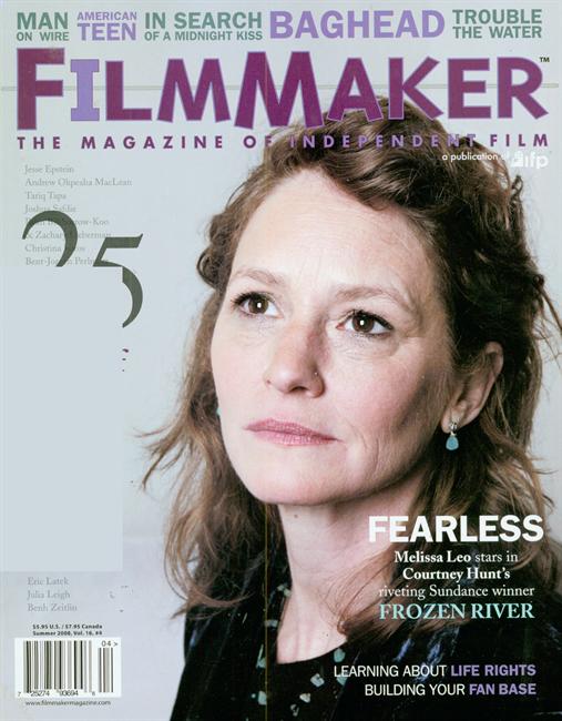 FILMMAKER magazine side cover Issue 64 June/July/August 2008