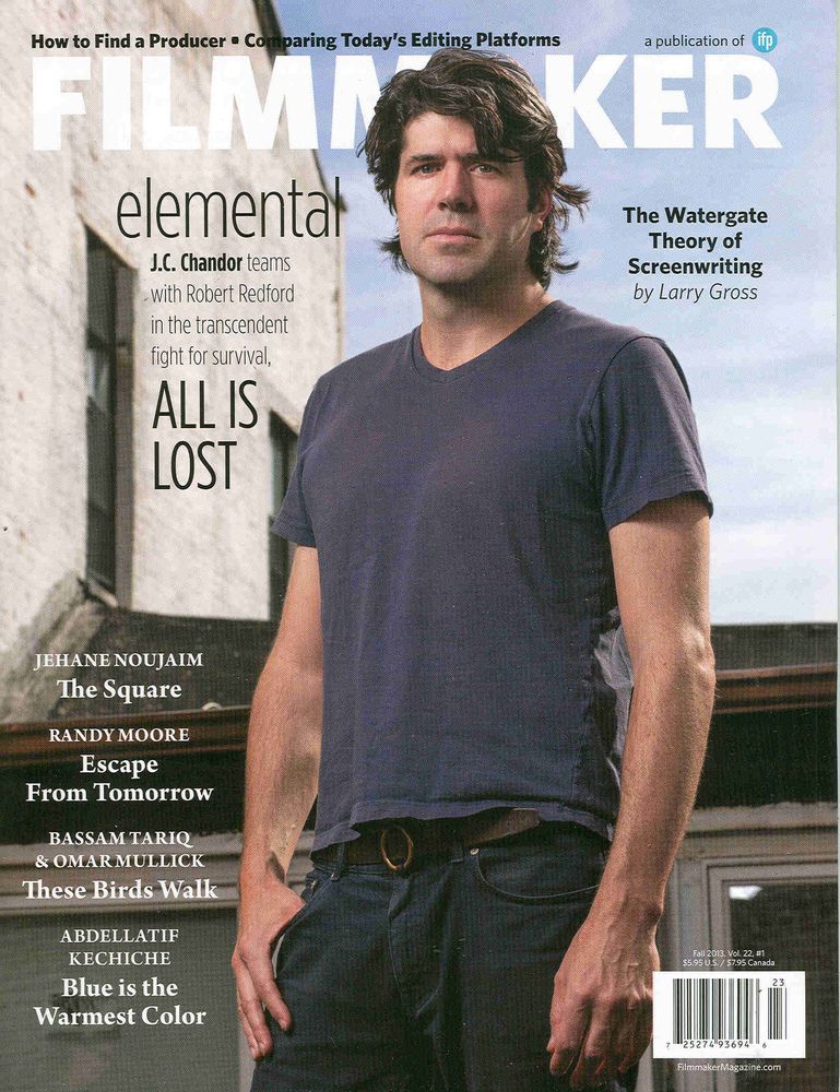 FILMMAKER magazine side cover Fall 2013