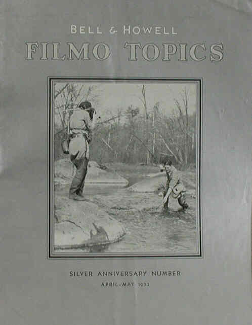 FILMO TOPICS magazine side cover April-May 1932