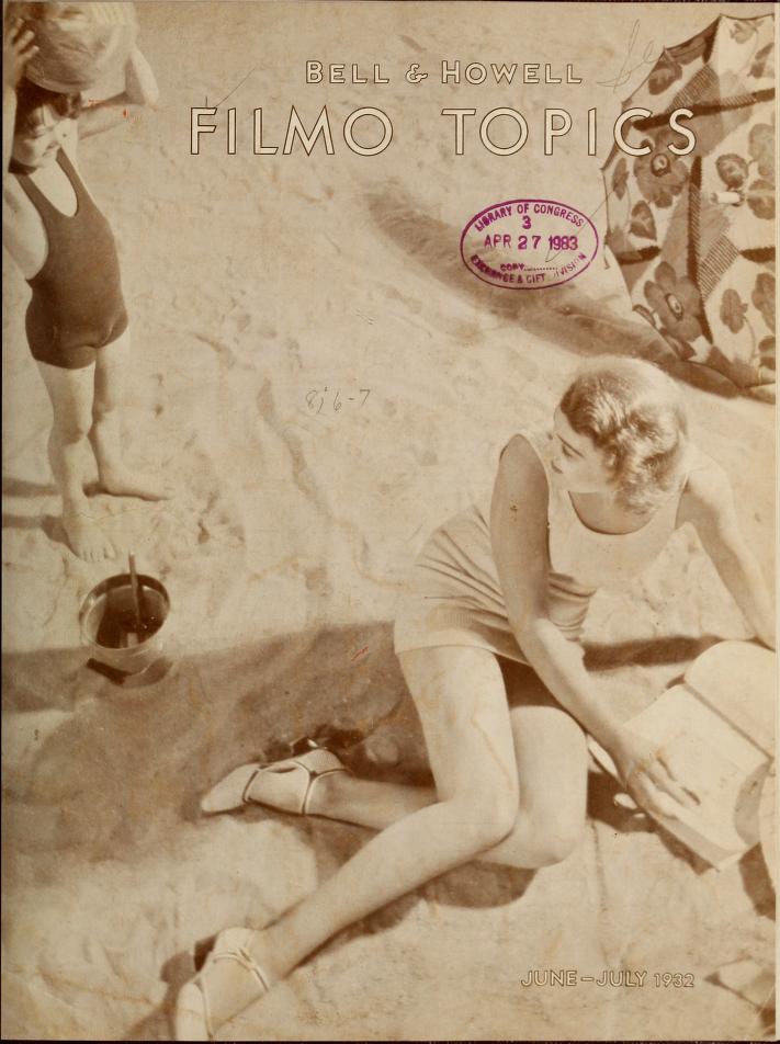 FILMO TOPICS magazine cover June-July 1932