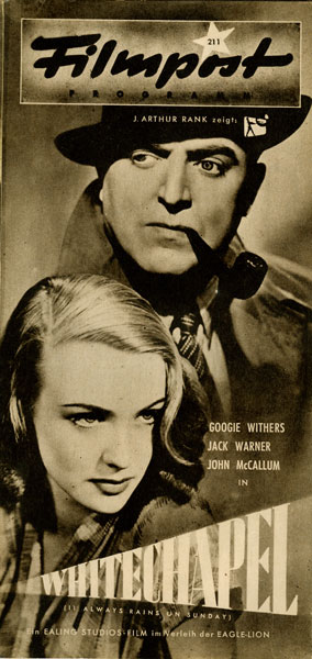 FILMPOST PROGRAMM magazine cover Issue 211  