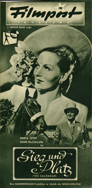 FILMPOST PROGRAMM magazine cover Issue 308  