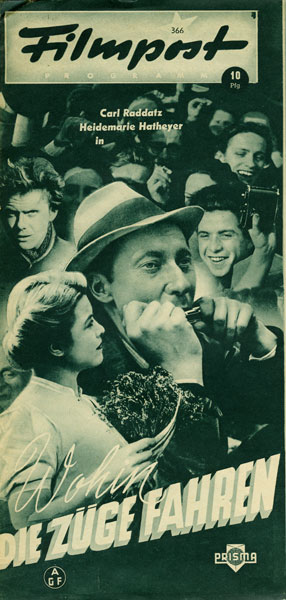 FILMPOST PROGRAMM magazine cover Issue 366  