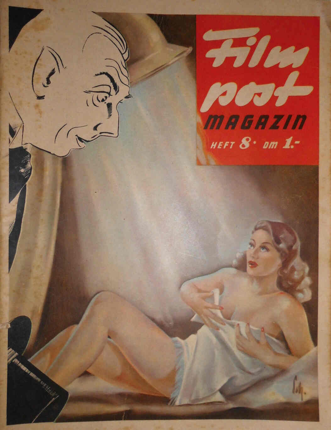 FILMPOST MAGAZIN magazine side cover Issue 8  1949