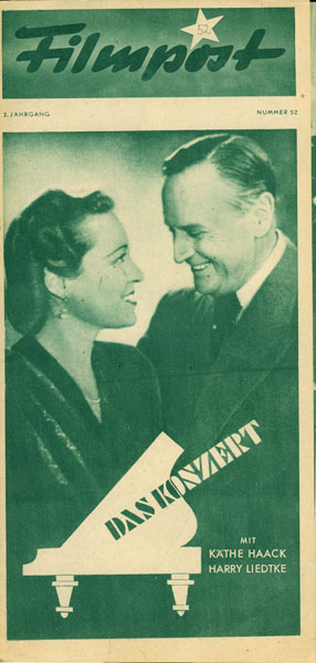 FILMPOST PROGRAMM magazine cover Issue 52  