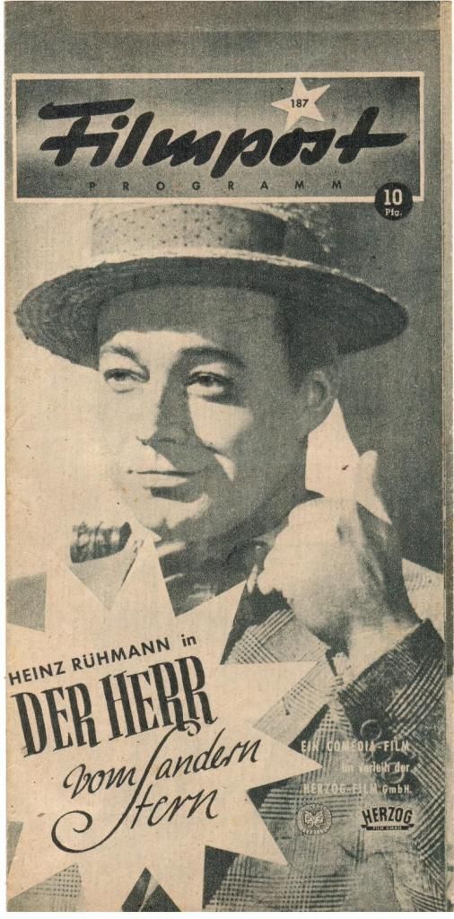 FILMPOST PROGRAMM magazine cover Issue 187  