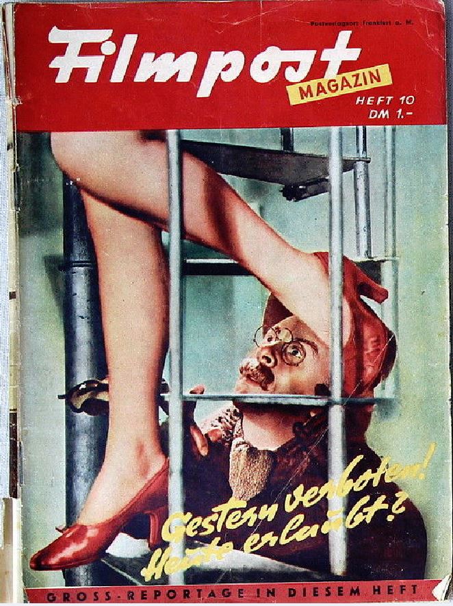 FILMPOST MAGAZIN magazine side cover Issue 10  1951