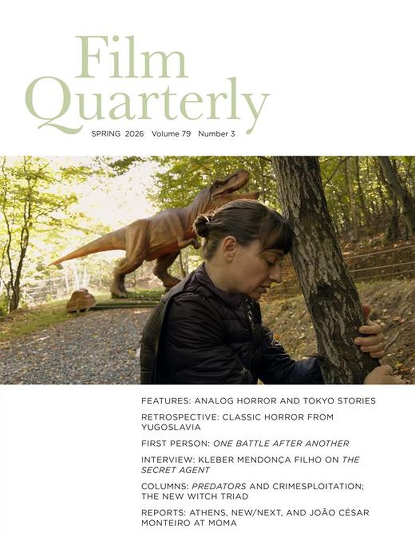 FILM QUARTERLY magazine side cover Spring 2026