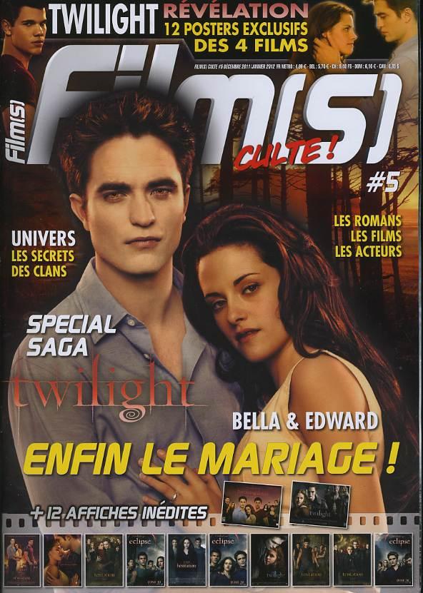 FILM(S) CULTE magazine cover Issue 5 December 2011