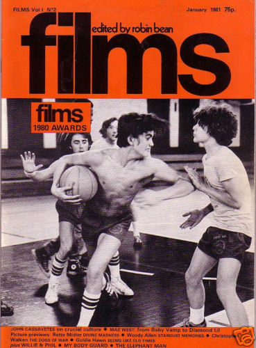 FILMS ON SCREEN AND VIDEO magazine cover  Vol 1 # 2 January 1981