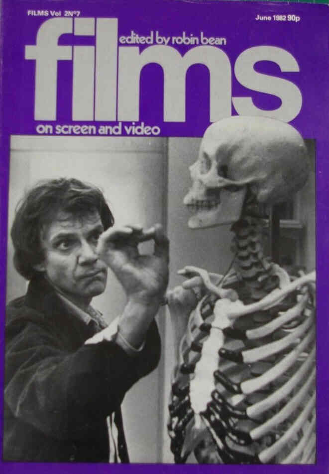 FILMS ON SCREEN AND VIDEO magazine cover  Vol 2 # 7 June 1982