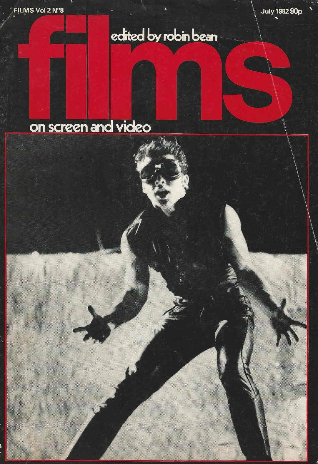 FILMS ON SCREEN AND VIDEO magazine cover  Vol 2 # 8 July 1982
