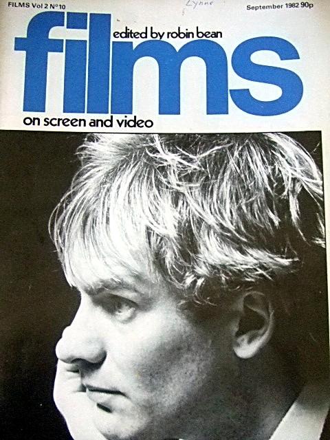 FILMS ON SCREEN AND VIDEO magazine cover  Vol 2 # 10 September 1982