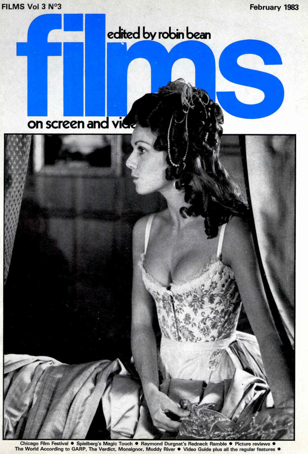 FILMS ON SCREEN AND VIDEO magazine cover Vol 3 # 3 - February 1983