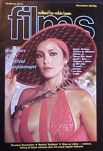 FILMS ON SCREEN AND VIDEO magazine cover Vol 3 # 11 - November 1983