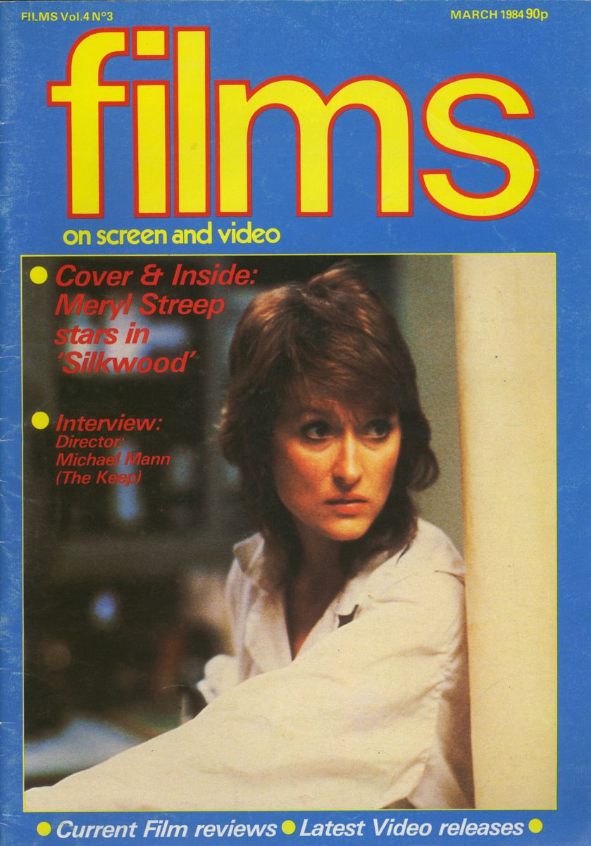 FILMS ON SCREEN AND VIDEO magazine cover Vol 4 # 3 - March 1984