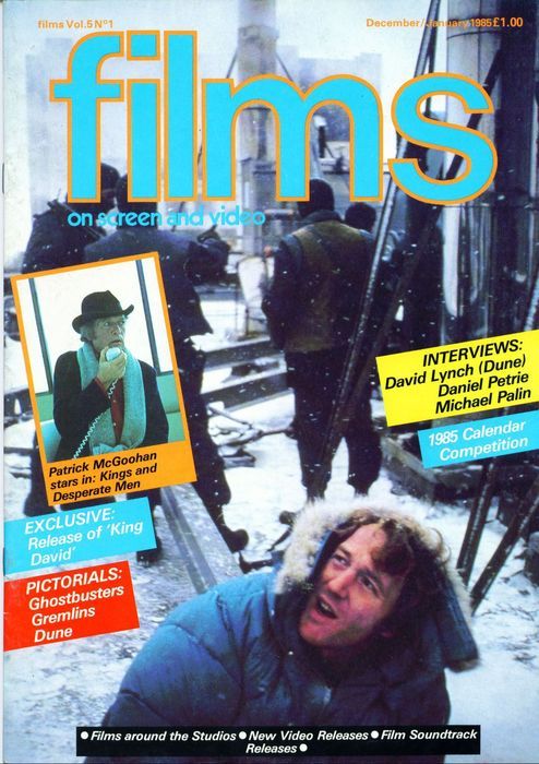 FILMS ON SCREEN AND VIDEO magazine cover Vol 5 # 1 - December 1984