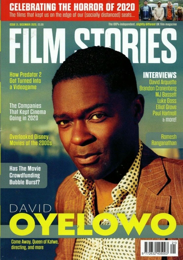 FILM STORIES (UK) magazine side cover Issue 21  December 2020