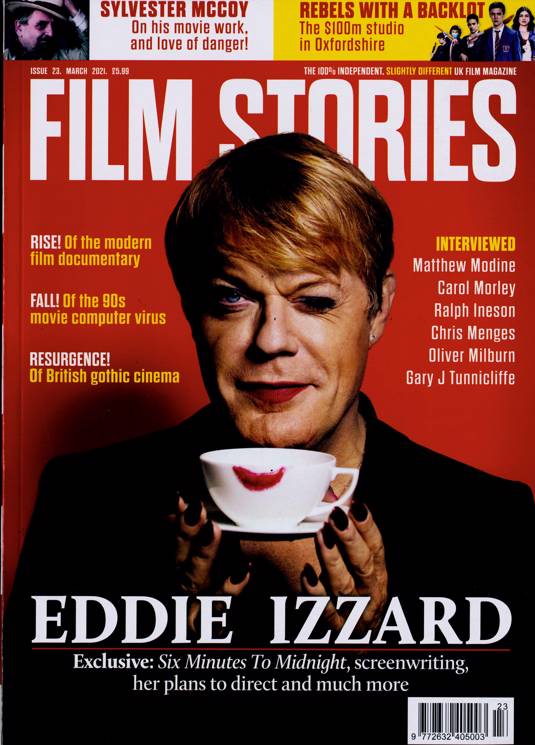 FILM STORIES (UK) magazine side cover Issue 23  March 2021