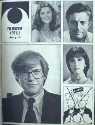 FILMSZEM magazine cover Issue 1  1981