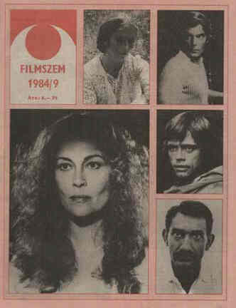FILMSZEM magazine side cover Issue 9  1984