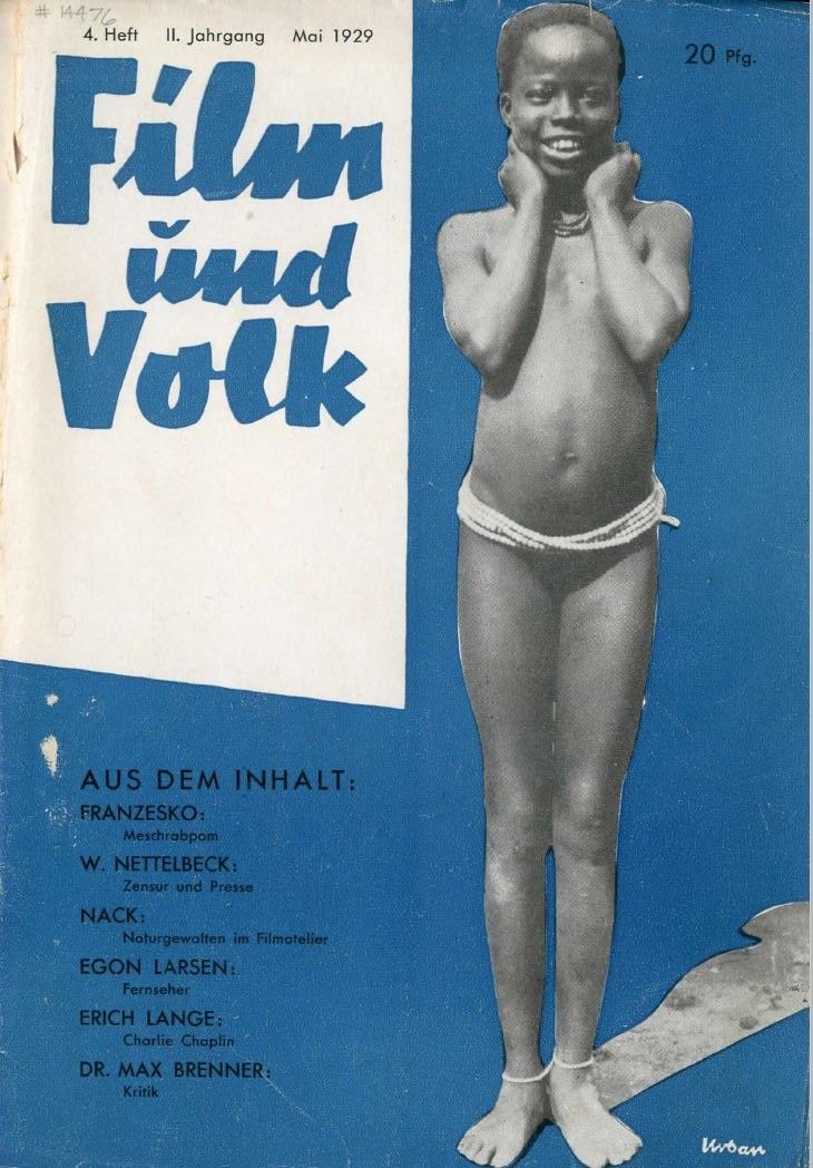 FILM UND VOLK magazine side cover  Vol 2 No 4 May 1929