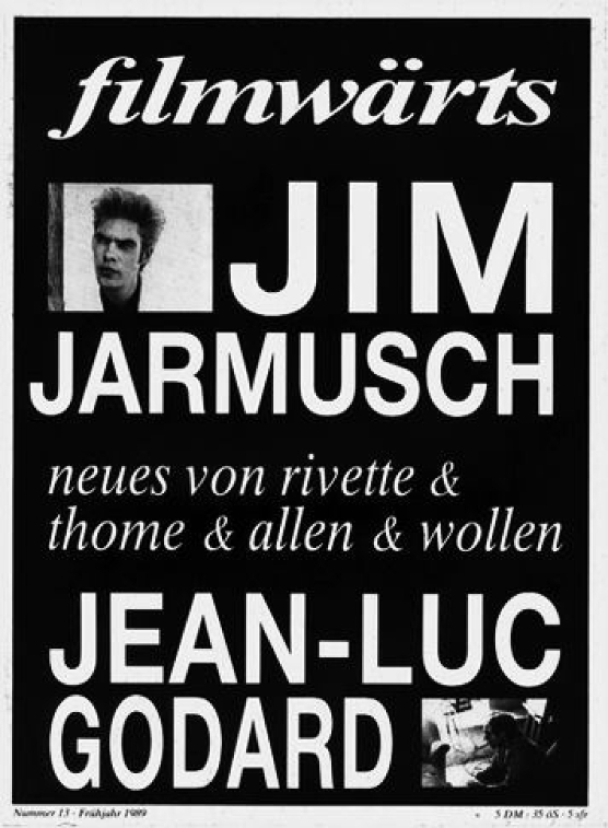 FILMWARTS magazine side cover Issue 13 Spring 1989