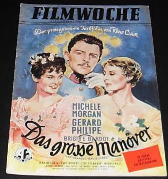 FILMWOCHE magazine side cover Issue 11  1956
