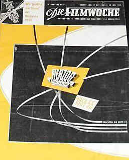 FILMWOCHE magazine side cover Issue 24  1954