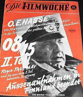 FILMWOCHE magazine side cover Issue 20  1955