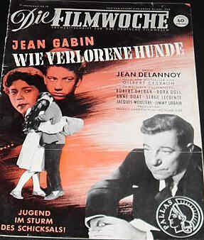 FILMWOCHE magazine side cover Issue 26  1955