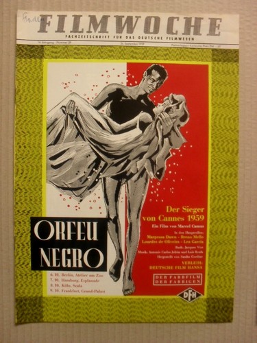 FILMWOCHE magazine side cover Issue 30  1959