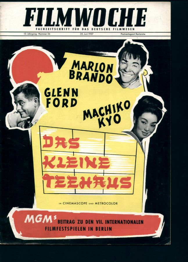 FILMWOCHE magazine side cover Issue 26 22 June 1957