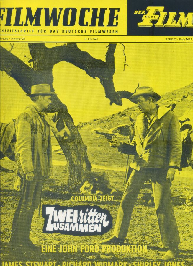FILMWOCHE magazine side cover Issue 28 8 July 1961