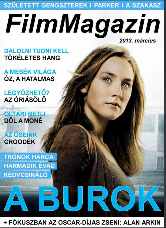 FILM MAGAZIN (Hu) magazine side cover  March 2013