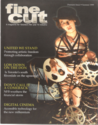 FINE CUT magazine cover  1999