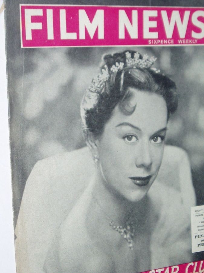 WEEKLY FILM NEWS/FILM NEWS magazine cover 22 August 1953