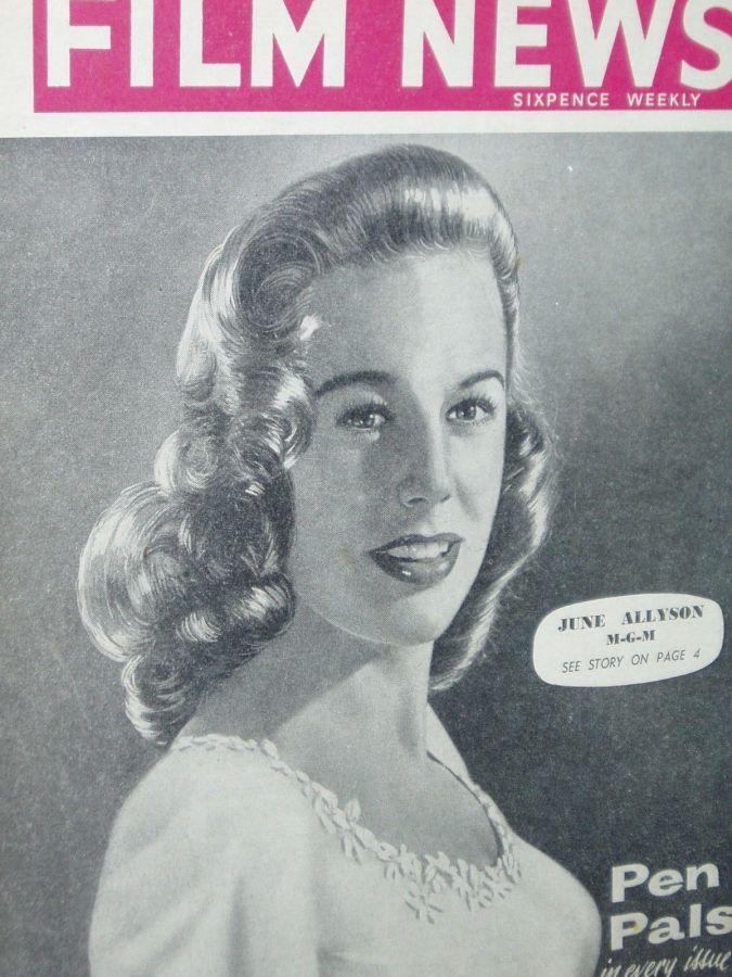 WEEKLY FILM NEWS/FILM NEWS magazine cover 5 December 1953
