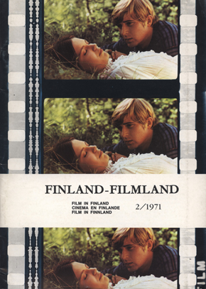 FINLAND FILMLAND magazine side cover Issue 2  1971